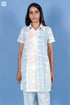 Cambric Cotton Zoom Dress In Block Print